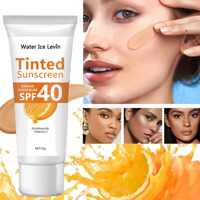 Orange Sunscreen Sunscreen Lotion Sunscreen Skin Care Cream Sunscreen Whitening Facial Moisturizer Anti-Aging Oil Control