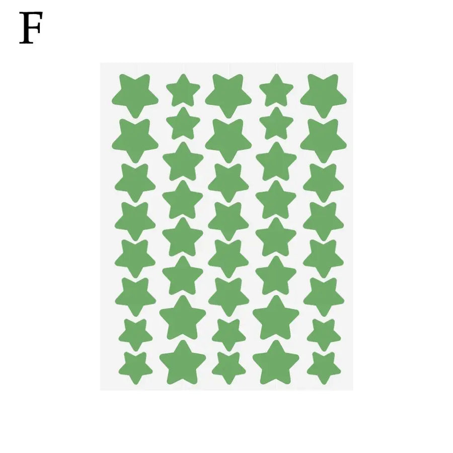 40Pcs Pimple Patches Colorful Star-Shaped PE Pimple Patches for Ance Cute and Invisible Pimple Cover Stickers for Pimple Removal