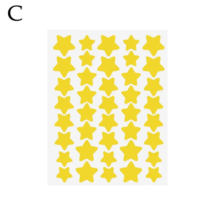40Pcs Pimple Patches Colorful Star-Shaped PE Pimple Patches for Ance Cute and Invisible Pimple Cover Stickers for Pimple Removal