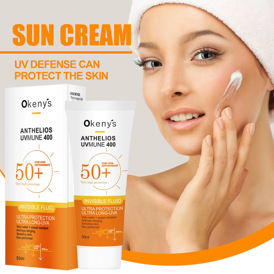 Original 50Ml Face Sunscreen Ultra SPF50+ Body Sunscreen Anti-Imperfection Anti-Shine Invisible Fluid Sunscreen