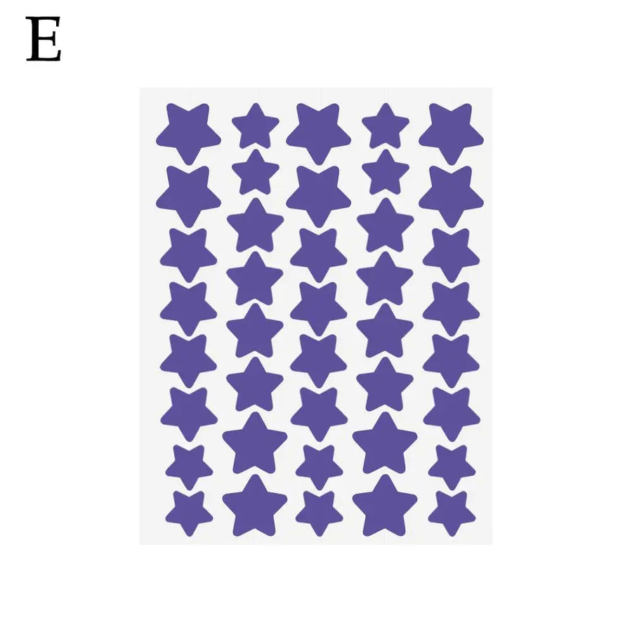 40Pcs Pimple Patches Colorful Star-Shaped PE Pimple Patches for Ance Cute and Invisible Pimple Cover Stickers for Pimple Removal